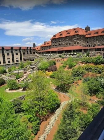 Mountain view retreat with deck, hot tub, & W/D – easy access to everything