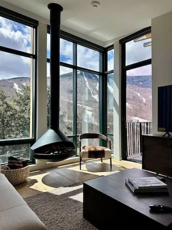 Spruce Peak resort Ski In/Outwith great views