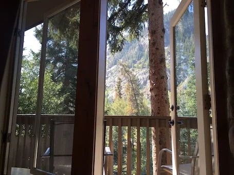CREEKSIDE AND MOUNTAIN VIEW! Walk to Main St Frisco, Skiing, Pool, Trails