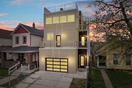 Luxury 6BR/6BA Indy Home w/ Rooftop Views of Lucas Oil, Arcade, Office & Hot Tub